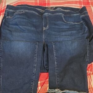 Torrid Dark Blue Straight Leg Jeans